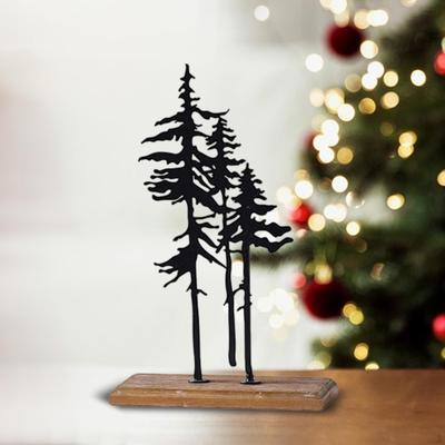 Decoraciones de Árbol de Navidad de Mesa Escritorio Navidad para Centro de Mesa Exhibición de Tienda
