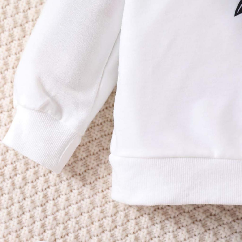 Dětská sada topu s dlouhým rukávem - Ležérní, stylový a všestranný dětský outfit