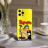 C-Cartoon C-Character P-Popeye-E  Phone Case Silicone Soft For IPhone 17pro 16 15 14 13 12 11 X XR Plus Pro Max Plus
