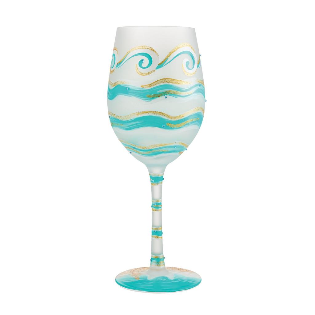 enesco Lolita Wine Glass, Eternal Tides, 6012479