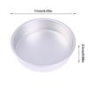 1Pc 4 Inch Aluminum Alloy Round Cake Plate Diy Food Oven Big Cake Bread Mold
