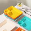 Knödelteller mit Soßenteller-Design, vielseitig, leicht zu reinigen, für Snacks, Desserts, Sushi-Tablett, Küchengeschirr