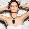 1pcs Natural Crystal Black Tourmaline Stone Pendant Necklace Wired Charm Stone Pendants Craft Decoration Gift