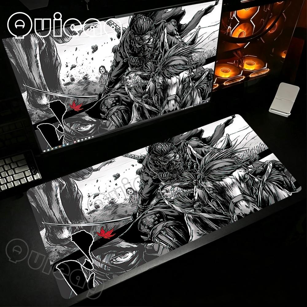 90X40cm Ghost of Tsushima Large Mousepad Gaming Accessories Non-slip Mouse Pad Gamer Mausepad Keyboard Mat Big Tapis De Souris