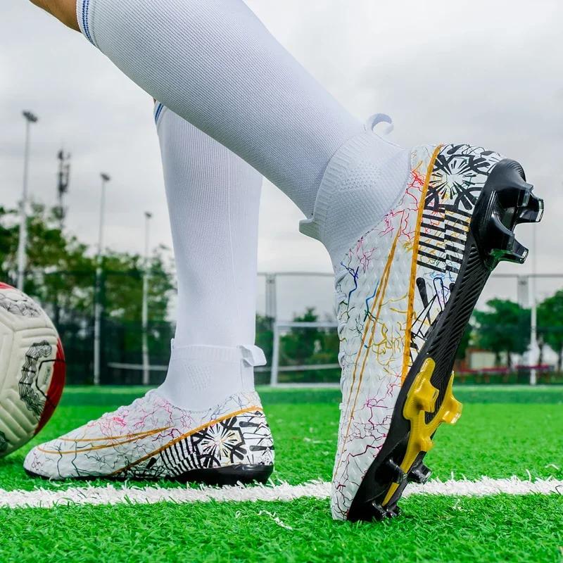 Męskie buty piłkarskie buty do piłki nożnej halowej oryginalne profesjonalne casualowe korki sportowe halowe ćwiczeniowe buty piłkarskie z korkami