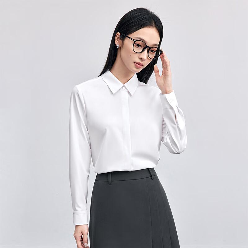 Women's Wrinkle-Resistant Long-Sleeve Formal Shirt
