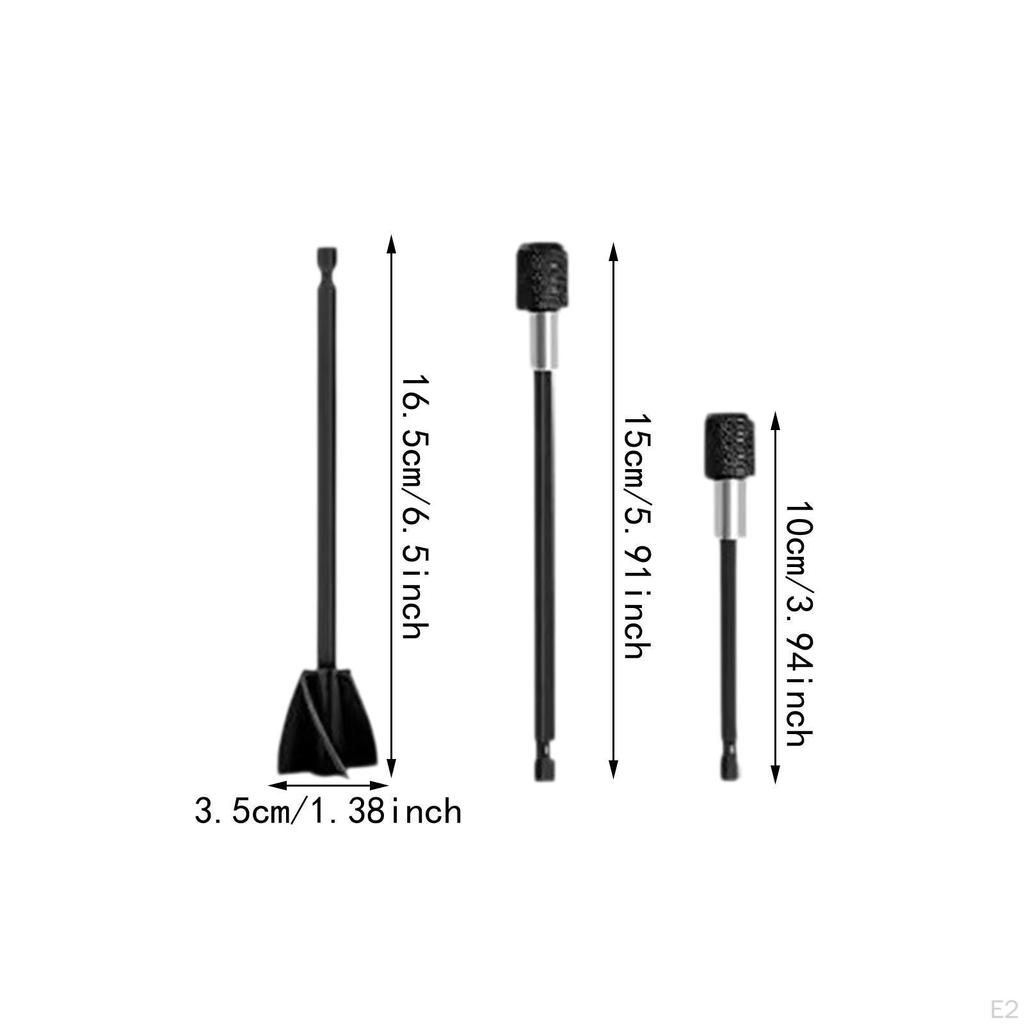 Paint Mixer Drill Attachment Stirrers Reusable No Resin Paddles for Liquid Mixing