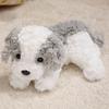 Cute Dog Plush Toy Pillow Stuffed Animal Soft Kawaii Brown Pet Puppy Pillow Doll Toys For Xmas Gift Kids Girls Home Decor Items