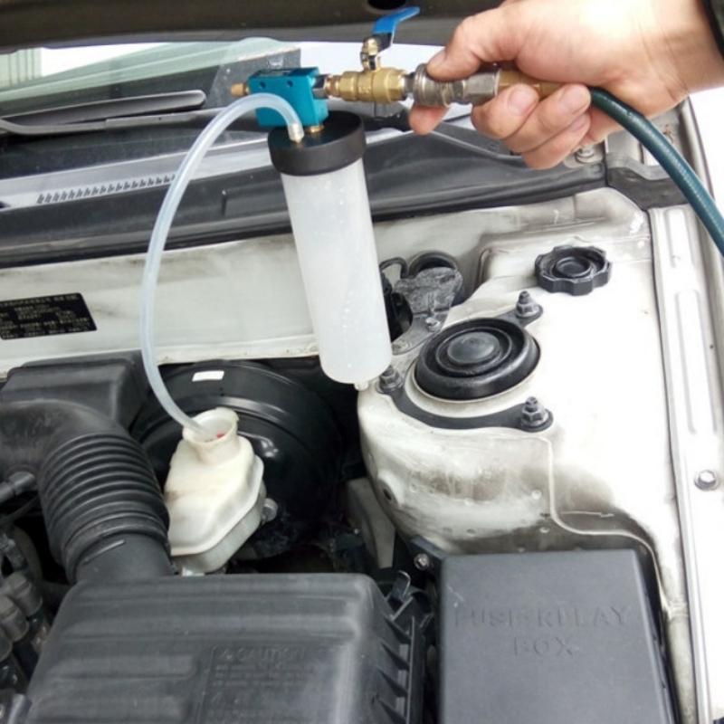Car Brake Bleeder Hydraulic Pumping Fluid Pump Kit Fluid Oil Change Purge Tank Tubes Repair Tool Truck Motorcycle Accessories