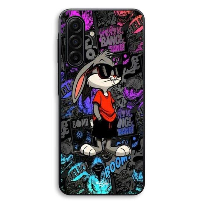 Coque Pour Samsung Galaxy A17 Bugs bunny thug life Maniacase noir