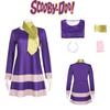 Scooby-doo Dog Cosplay Costume For Women Wilma Dress Halloween Cosplay Dress
