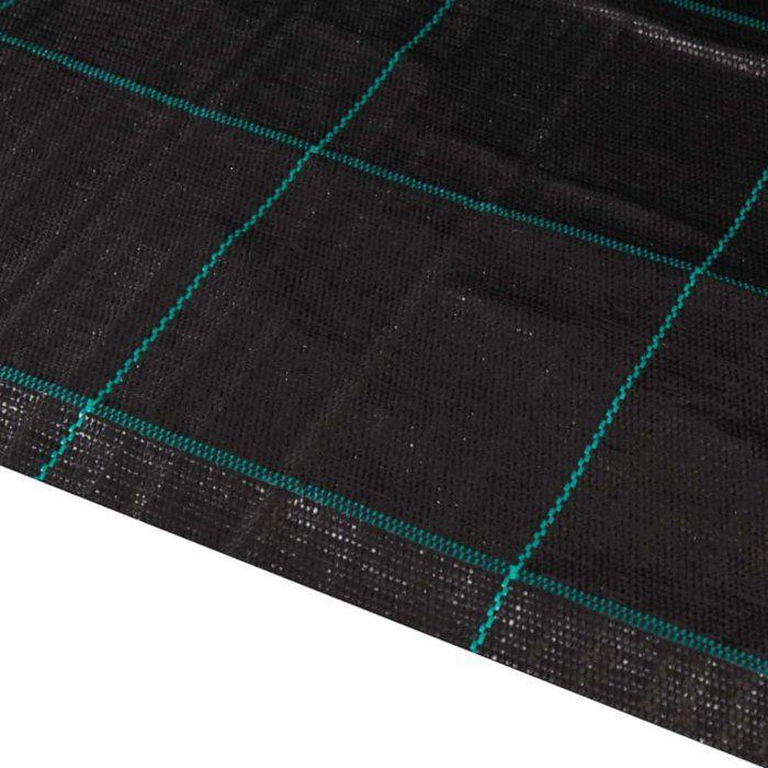 Toile de Paillage 100g/m², 1,5m x 100m – Anti Mauvaise Herbe, Film de Paillage Professionnel