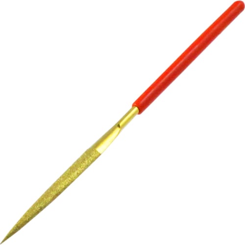 KONYO SUN UP Diamond File Set of 3, Titanium Coated Metal Rod File, 140mm