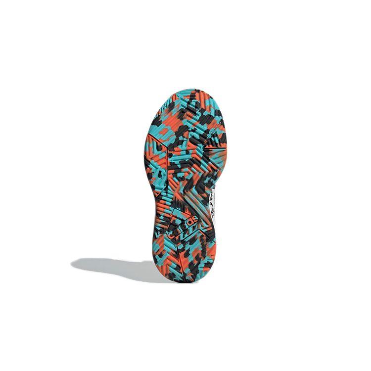 Adidas Own The Game 2.0 Durable Non-Slip Mid-Top Basketball Shoes Kids Sneakers White Black H01556