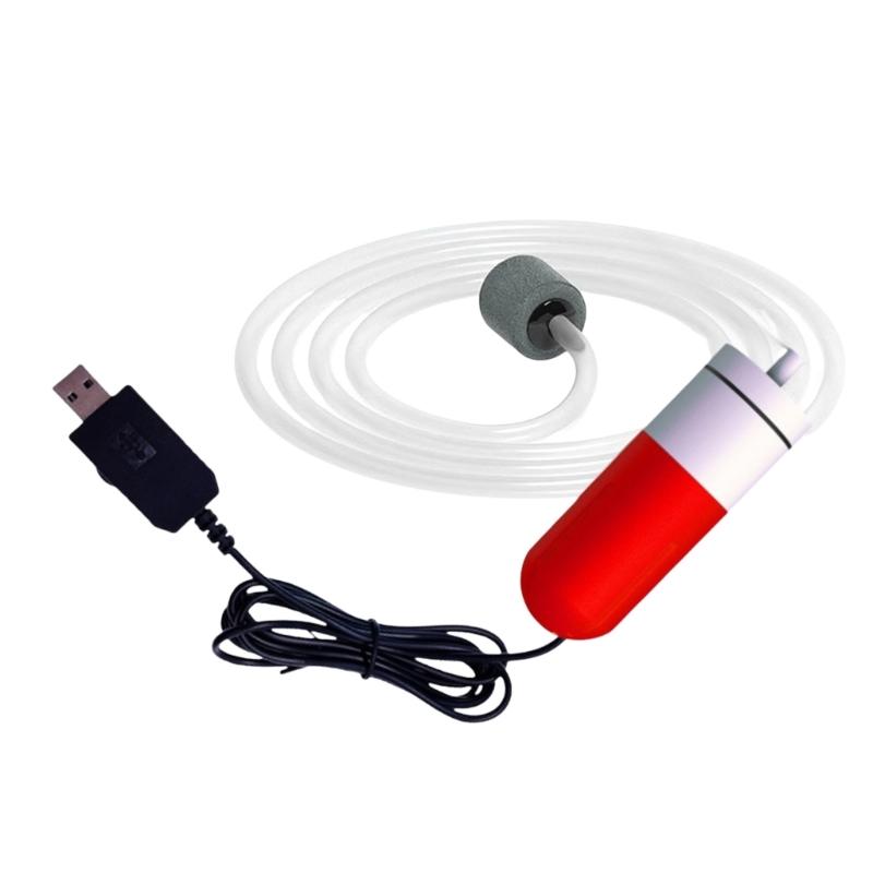 High Efficiency Aquariums Aerator Battery Waterproofed Outdoor Fishing Aerator for Aquariums Pond Travel
