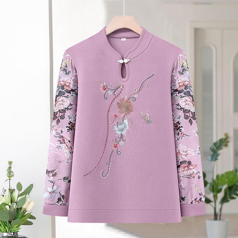 Stylish Knitwear Tops for Middle-Aged & Elderly Women - Spring & Autumn