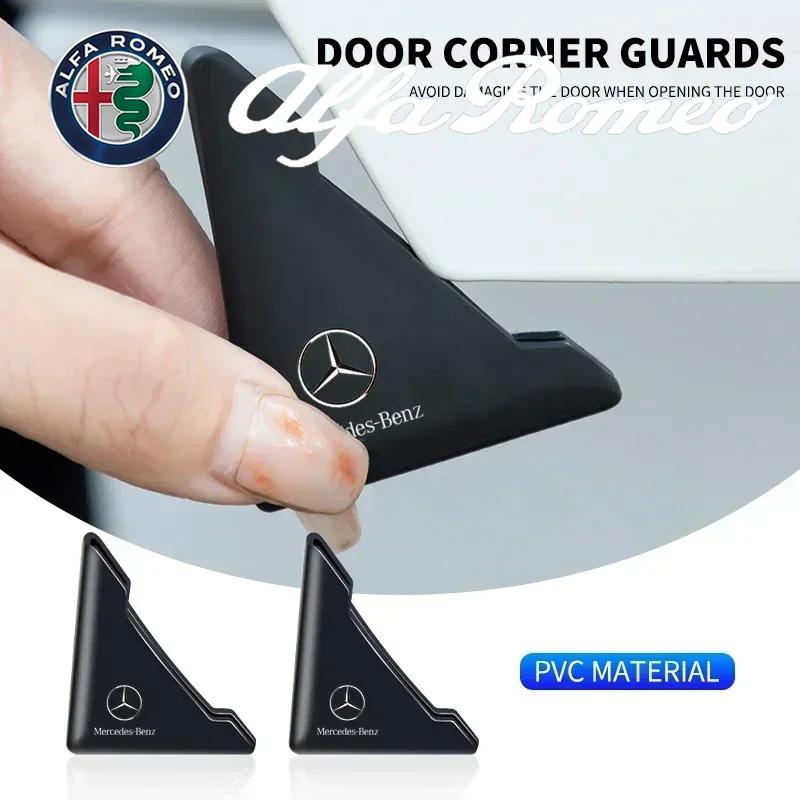 2Pcs Car Door Corner Protective Cover Door Scratch Protector for Mercedes Benz W212 W204 W211W168 W213 W205 W210 W108 W124