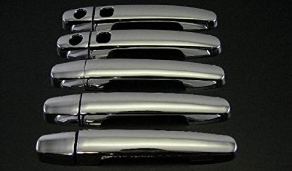 BRIGHTZ Ipsum 20 Series Chrome Outer Door Handle Covers 764 (COR-NOBU-FS-A3B2C2D3)