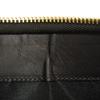 Used 12695 Amazona Zip Around Wallet 113N61.F13 7940 Two-tone Zip Around, Excellent Condition Anagram Suede Beige