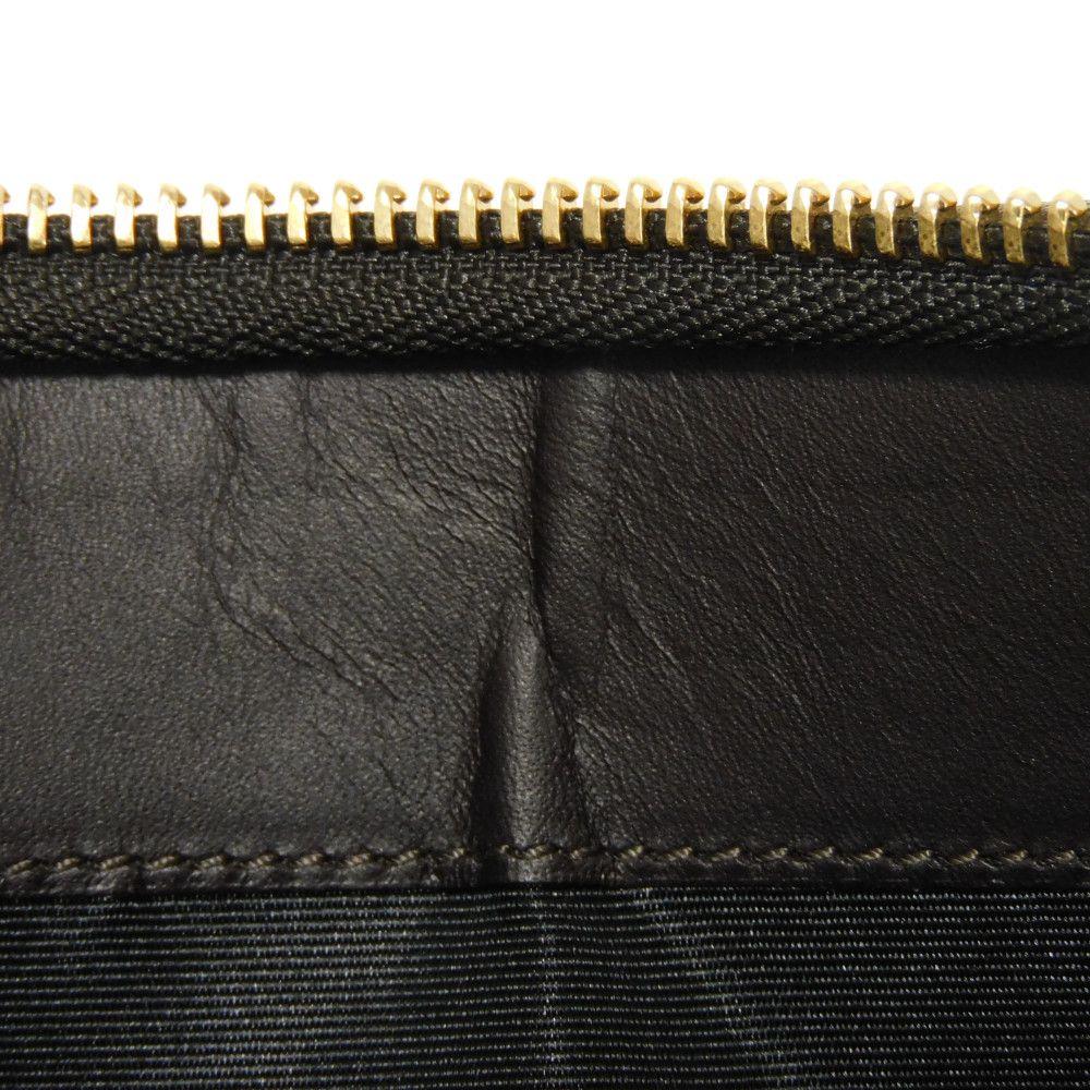 Used 12695 Amazona Zip Around Wallet 113N61.F13 7940 Two-tone Zip Around, Excellent Condition Anagram Suede Beige