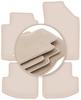 PREMIUM Beige Floor Mats For: Toyota Yaris I 3-door 1999-2005
