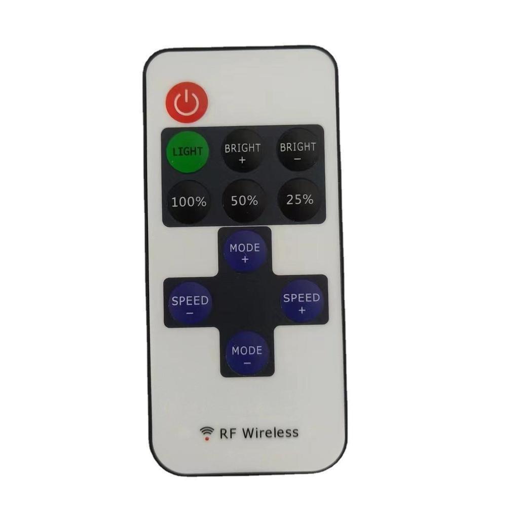 RF11 Monochrome LED Strip Controller: 5-24V, 12A RF Remote Dimmer
