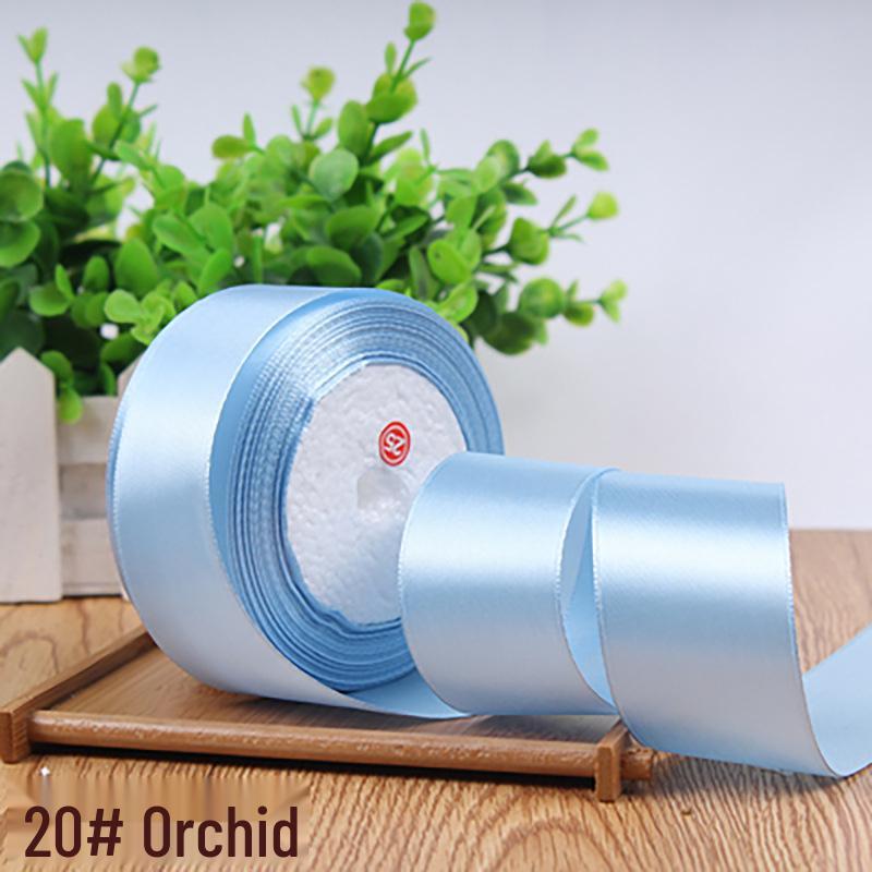 4cm Solid Color Satin Ribbon for Floral Art and Gift Packaging
