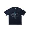 X C.P. Company Mercerized Jersey 30/2 Twisted T-Shirt Navy Unisex Tops Blue TS012A006247G886