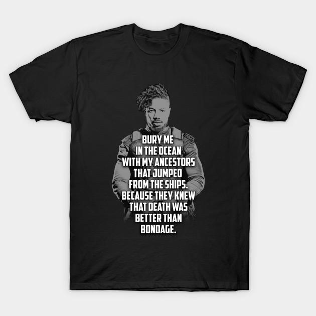 

Men Black Print T-shirt Killmonger Quote Bury Me With My Ancestors No-Cut Transfer Paper Print Cotton Tshirt - Men s Summer ... S разноцветный