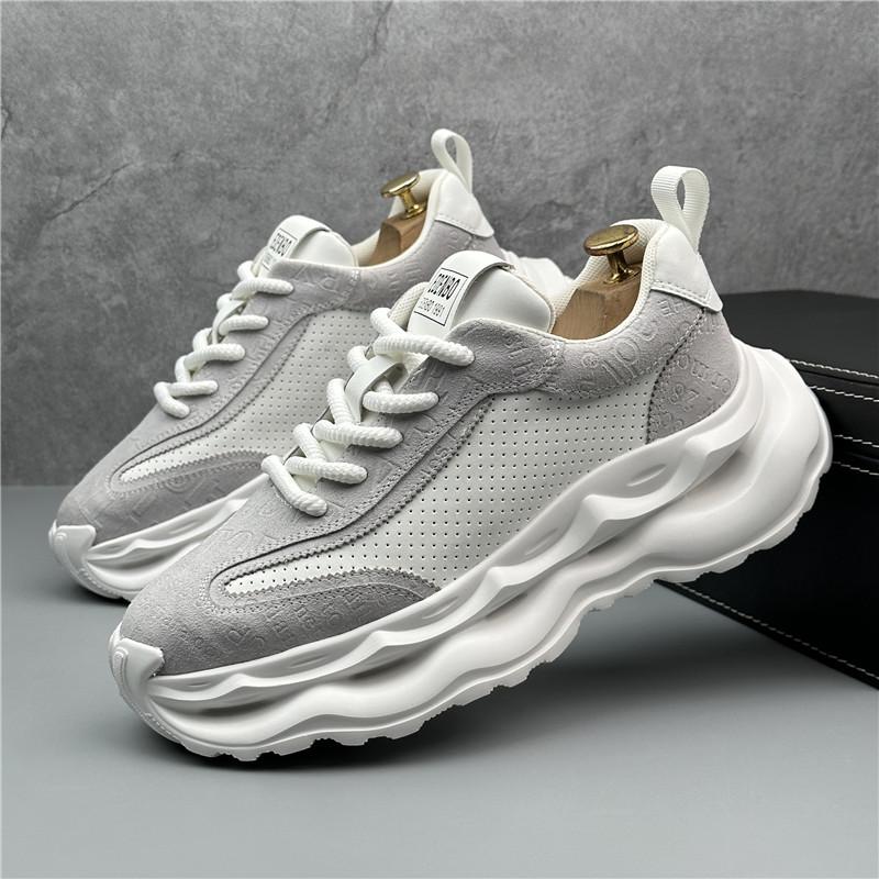 Breathable Thick Sole Mesh Casual Sports Shoes Summer Men's Outdoor Comfortable Running Shoes Fashion Versatile Students Sneake