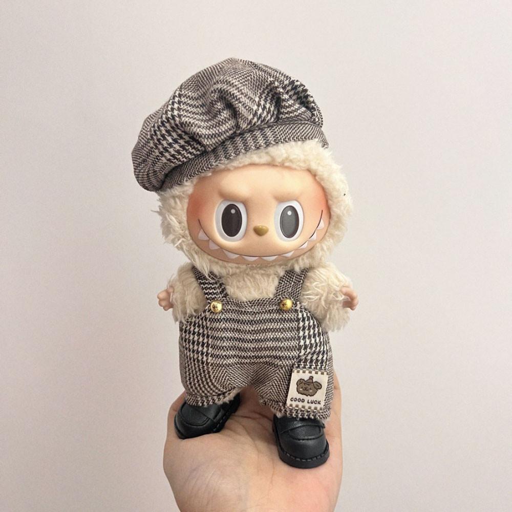 Niedliches Freizeitkleidungsset für 17 cm Labubu Vinylpuppe DIY Ankleidekleidung Requisiten Zubehör