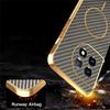 For OnePlus 11 5G/11 Pro 5G Phone Case Carbon Fiber Textured Electroplated TPU Back Cover