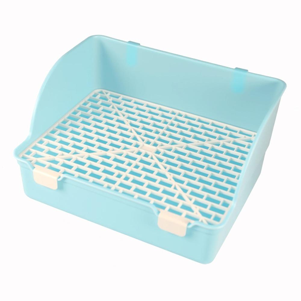 Stänksäker Kaninlåda Rektangulär Husdjurstoalettlåda Kaninträningslåda Djurtoalett