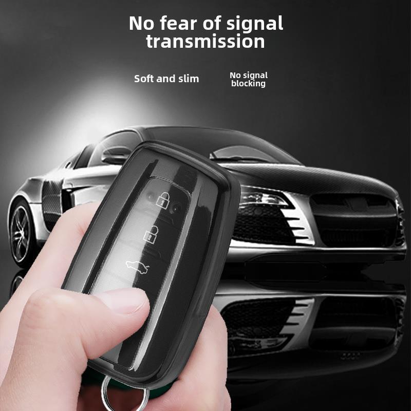 Transparent Toyota Keychains for Camry, RAV4, Crown, and Corolla Cars