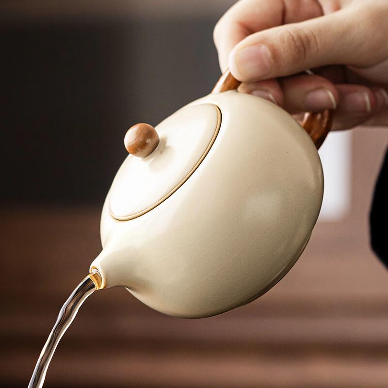 Tangfeng Ru Kiln Gongfu Tea Set with Tea Tray