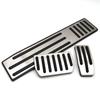 Non-Slip Decorative Pedals for Older Tesla Models - Accelerator, Brake, and Rest Area