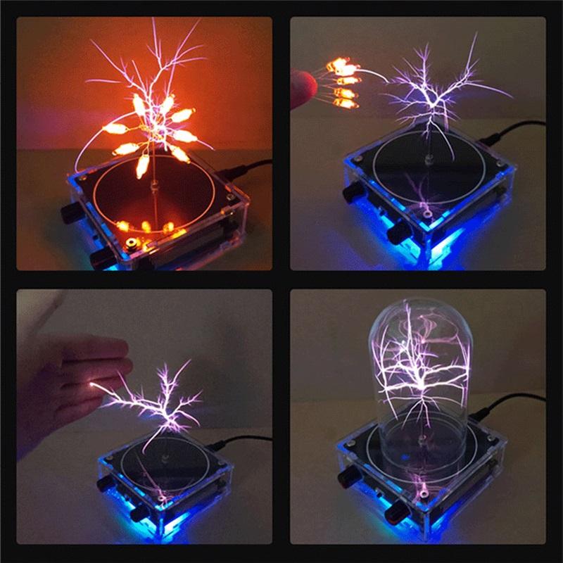 Music for Tesla Coil Speaker Touchable Artificial Spark Wireless Transmission Bluetooth-Compatible Science Teaching Experimental