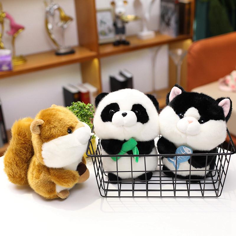 Mini Adorable Plush Animal Dolls For Children With Unique Looks In Various Colors And Materials Soft