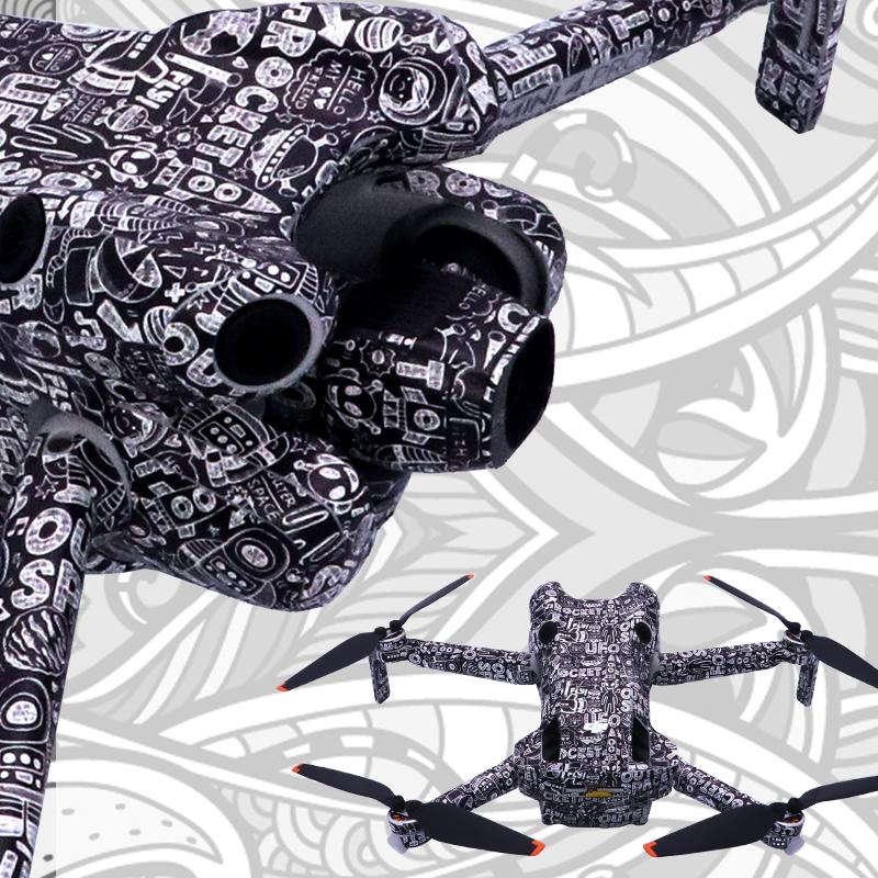 PVC Stickers For Mini 4 Pro Protective Film Waterproof Remote Decals Full Cover Skin For DJI Mini 4 Pro Drone Accessories