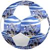 Pallone da Calcio Brighton FC, colorato, adatto a tutte le età, cucito a macchina, materiale PVC, qualità da competizione, durevole e ad alto rimbalzo
