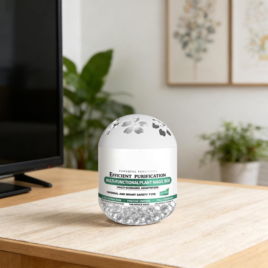 Indoor Purification Removal Box,Plant-Based Multi-Functional Freshener For Bedrooms, Closets & Pet Areas – Easy Placement & Long-Lasting Freshness