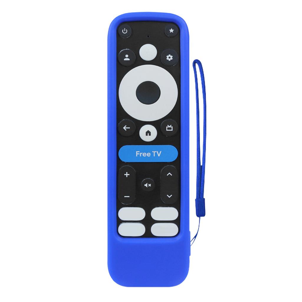 Remote Control Case Skin for 2024 onn Google TV 4K Pro Silicone Sleeve Scratchproof Flexible Soft Protective Cover Case