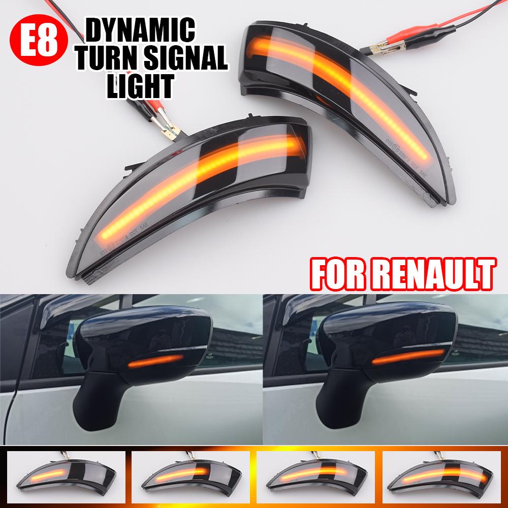 Dynamic Blinker for Renault KAPTUR CAPTUR J5 H5 Clio IV MK4 4 Lutecia Grandtour LED Turn Signal 2013 2014 2015 2016 Light