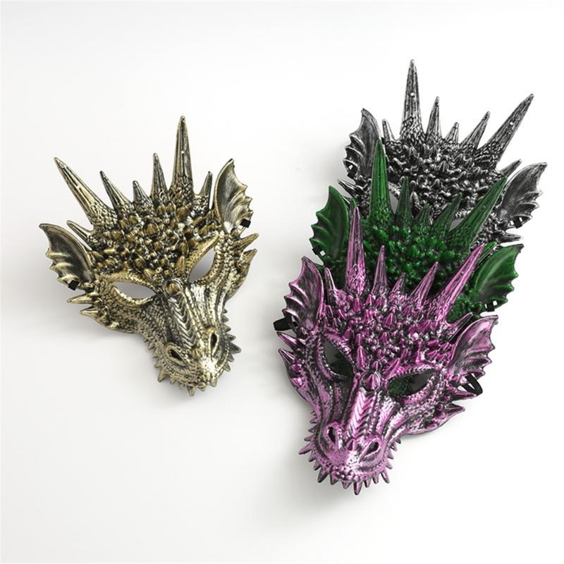 Dragon Mask For Kids Adults Festival Party, Halloween Dragon Cosplay Mask Dragon's Head Mask Halloween Dragon Costume