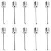 10x Sports Soccer Basketball Football Ball Pump Needle Pin Nozzle Steel