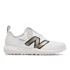 New Balance UGS2500 Spikeless Golf BOA Fresh und Größe D 2E Schuhe, Schaumstoff, Herren Damen, (Weißes Gold), 25.0 cm,