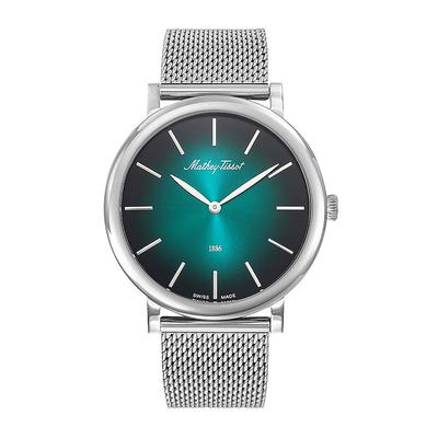 Ceas pentru bărbați Monsoon din oțel inoxidabil cu cadran verde cu quartz H7916AV
