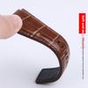 24mm High Quality Cowhide Leather Watch Strap for BR Bell Ross Watch Chain BR01 BR03 Convex New Bamboo Knot Pattern Wristband