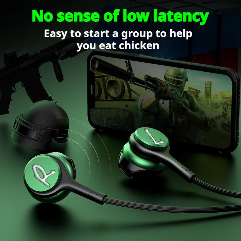 Wired Gaming Magnetic Design Earphones Type C&3.5mm 6D Stereo Sound Headsets In-Ear Headphones For Samsung Handfree With HD Call