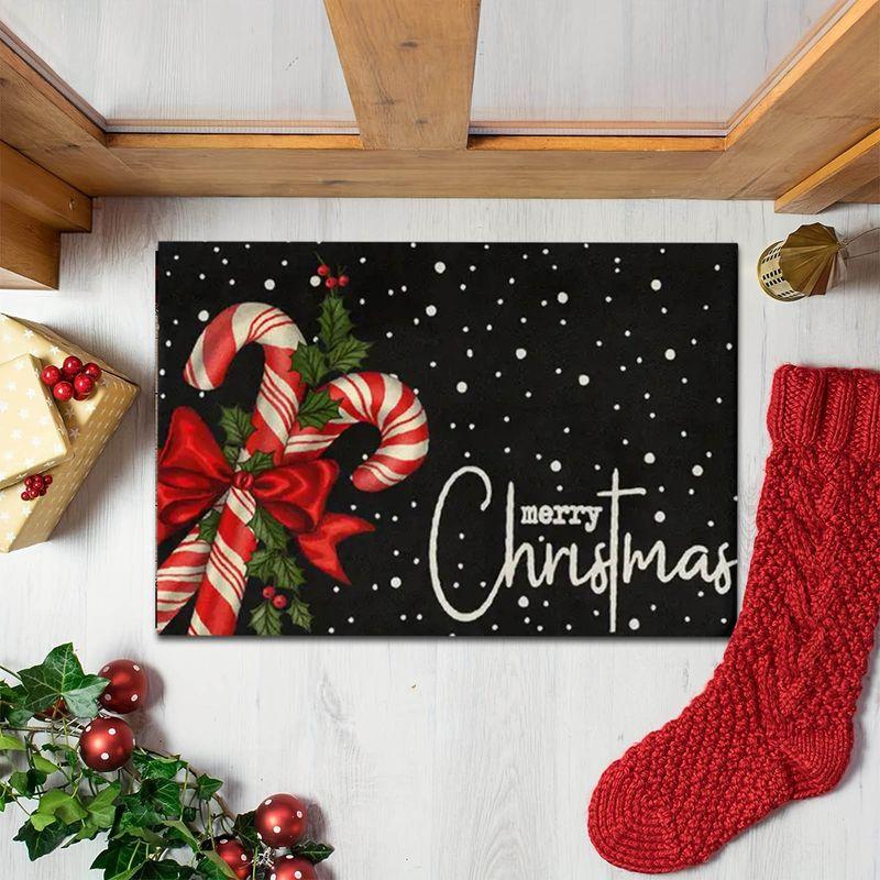 Fall Door Mat Apple Cider Print Welcome Rug Non Slip For Entryway Front Door Indoor Outdoor Holiday Home Decor